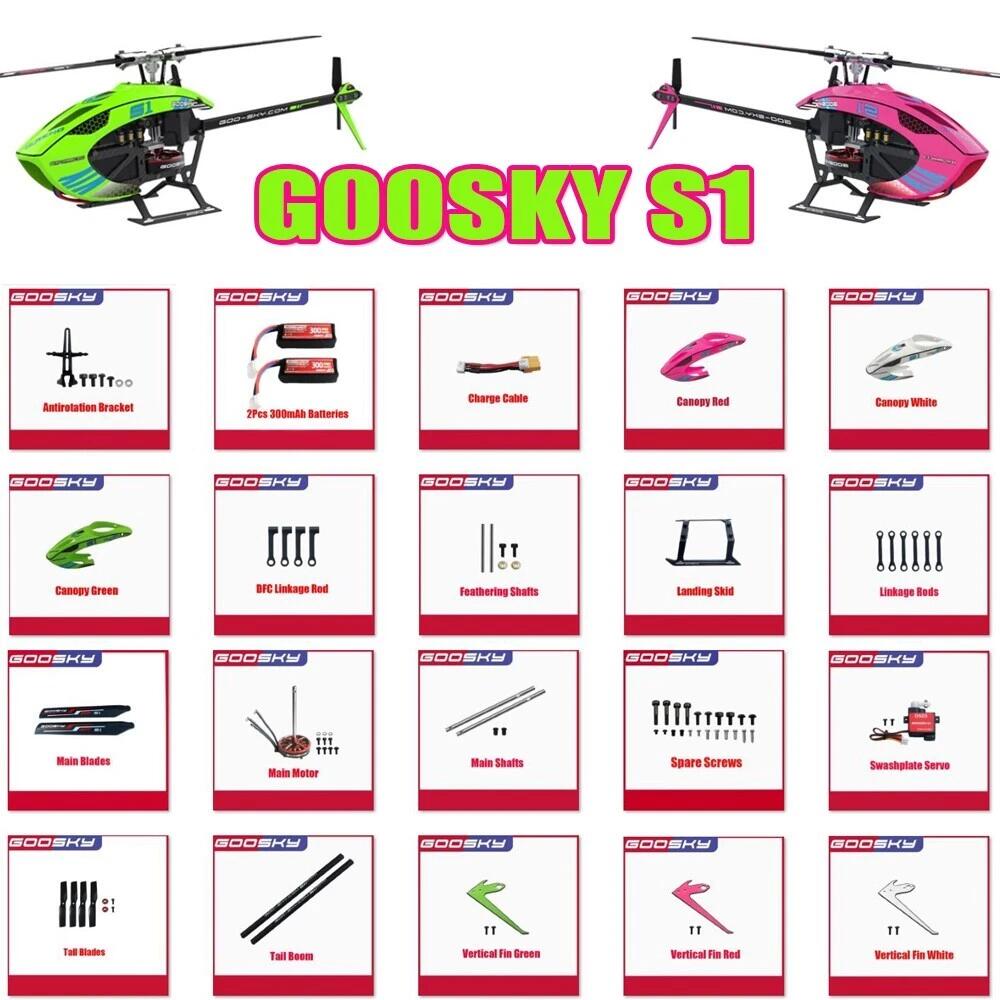 Rc Helicopter Bag - Запасные части для радиоуправляемого вертолета Goosky