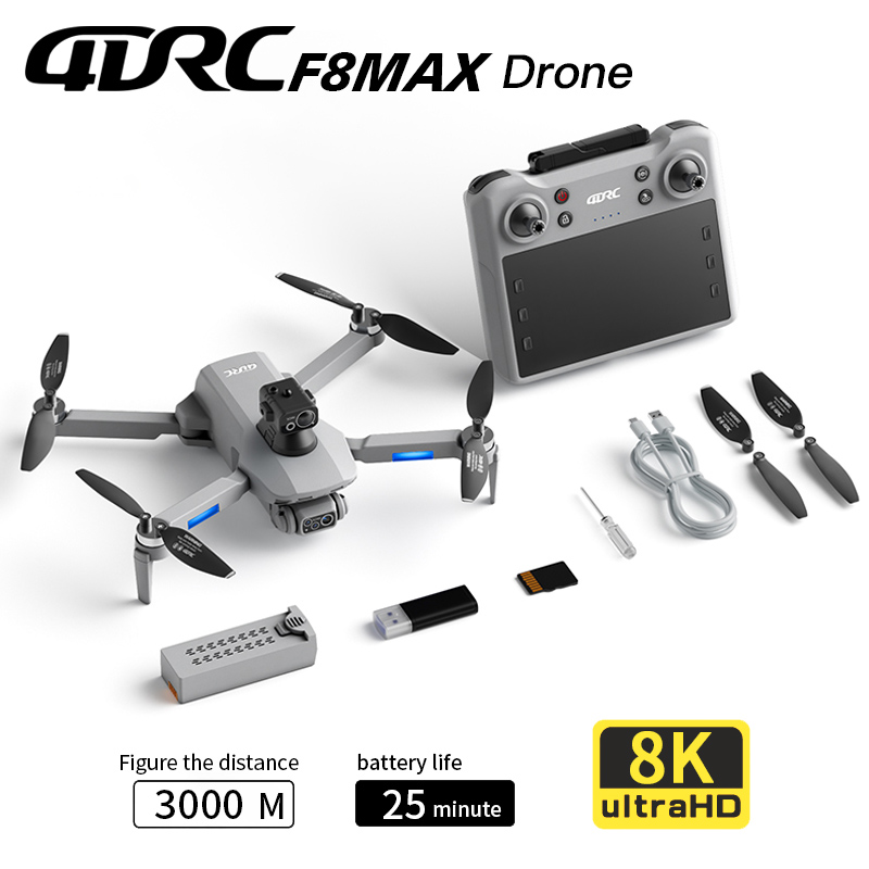 Rc Helicopter Case - F8 MAX GPS Дрон Профессиональная камера